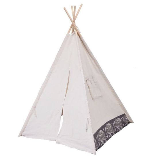 HOMESTYLING Dětský stan teepee SLON