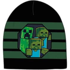 Fashion UK Teplá úpletová čepice Minecraft - Creeper a Zombie 54