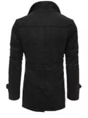 Dstreet Pánský dvouřadý kabát Mpyana černá M