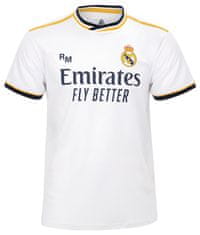 FotbalFans Dětský tréninkový dres Real Madrid FC, tričko a šortky | 9-10r