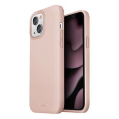 UNIQ UNIQ Lino Hue silikonový kryt iPhone 13 Růžová