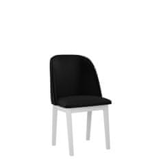 Veneti Čalouněná jídelní židle AFTON 1 - bílá / černá
