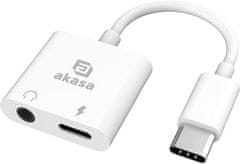 Akasa adaptér USB-C + jack