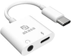 Akasa adaptér USB-C + jack