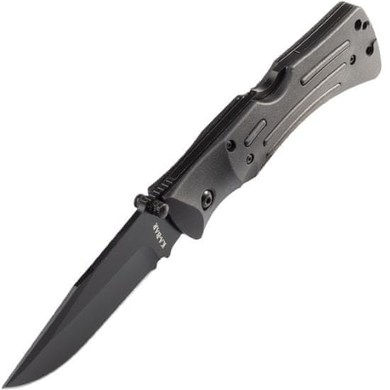 KA-BAR® KB-3050 Mule Folder Black, Polyester Sheat, str edge