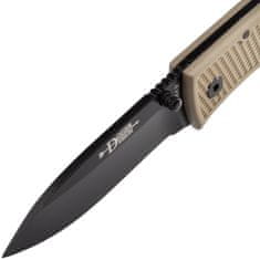 KA-BAR® KB-4062CB Dozier Hunter Coyote Brown kapesní nůž 7,5 cm, černá, hnědá, Zytel