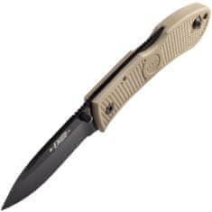 KA-BAR® KB-4062CB Dozier Foding Hunter Coyote Brown Tan Handle, Black Blade