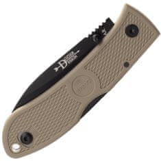 KA-BAR® KB-4062CB Dozier Hunter Coyote Brown kapesní nůž 7,5 cm, černá, hnědá, Zytel