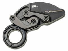 CRKT CR-4040V PROVOKE VEFF SERRATIONS kapesní nůž - karambit 6 cm, černá, hliník