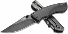 CRKT CR-4123K BURNOUT BLACKOUT kapesní nůž s asistencí 9,3 cm, Black Stonewash, G10