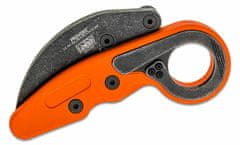 CRKT CR-4041O PROVOKE ORANGE kapesní nůž - karambit 6,3 cm, Stonewash, oranžová, Grivory