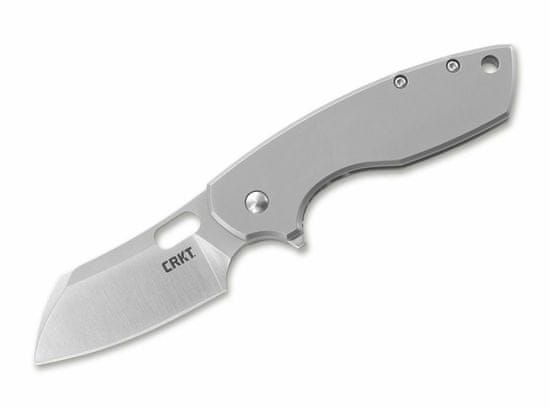 CRKT CR-5315 PILAR LARGE SILVER kapesní nůž 6,8 cm, celoocelový