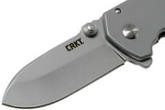 CRKT CR-2492 SQUID ASSISTED SILVER malý kapesní nůž s asistencí 5,6 cm, celoocelový, šedá