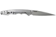 CRKT CR-7016 FLAT OUT SILVER kapesní nůž s asistencí 9 cm, celoocelový