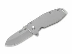 CRKT CR-2492 SQUID ASSISTED SILVER malý kapesní nůž s asistencí 5,6 cm, celoocelový, šedá