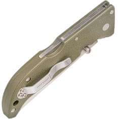 Cold Steel 20NPFZ Finn Wolf OD Green kapesní nůž do přírody 8,9 cm, zelená, Griv-Ex