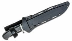 Cold Steel 35AR San Mai Black Bear Classic velký taktický nůž 21 cm, černá, G10, pouzdro Secure-Ex