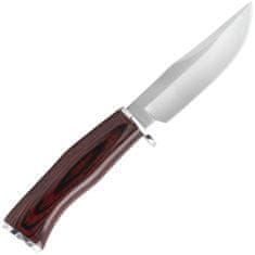 Muela BRACO-11R lovecký nůž 10,5 cm, dřevo Pakka, kožené pouzdro