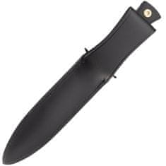 Muela SCORPION-19W bojový taktický nůž 19 cm, černá, guma, kožené pouzdro