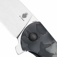 Kizer Ki3471A2 Gemini Raffir kapesní nůž 7,9 cm, černá, Raffir (kompozit)