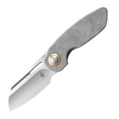 Kizer Ki3569A1 OCTOBER Gray Titanium kapesní nůž 7,4 cm, titan 