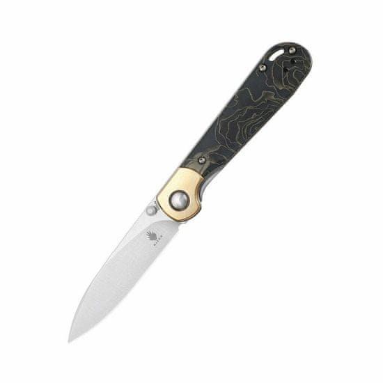 Kizer Ki3587A1 PPY kapesní nůž 8,3 cm, mosaz a Raffir (kompozit)