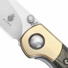 Kizer Ki3587A1 PPY kapesní nůž 8,3 cm, mosaz a Raffir (kompozit)