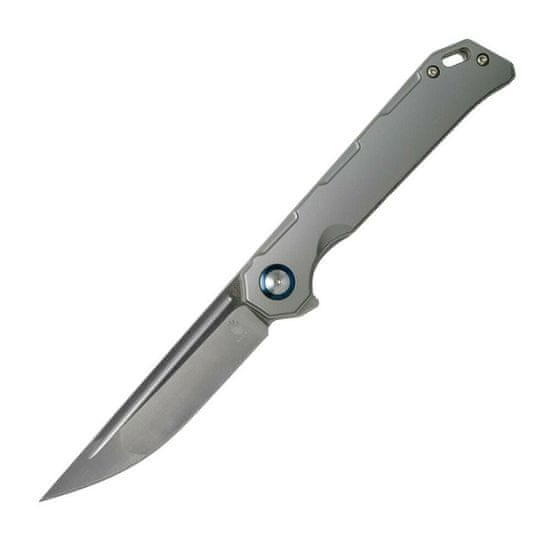 Kizer Ki4458T2 Begleiter Titanium Gray kapesní nůž 9 cm, šedá, titan