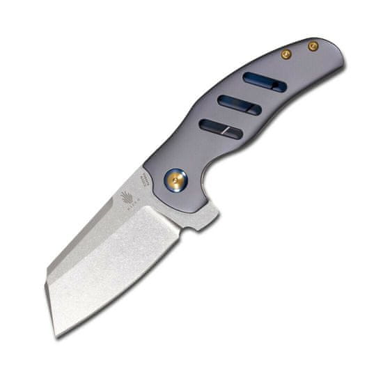 Kizer Ki4488A2 C01C Sheepdog Blue Titanium kapesní nůž 8,4 cm, Stonewash, modrá, titan