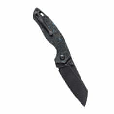 Kizer Ki4593A2 Towser K Black kapesní nůž 8,6 cm, černý Stonewash, černo-modrá, FAT Carbon