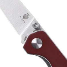 Kizer V3458RN3 Begleiter Mini Folding, Red Micarta