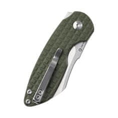 Kizer V2569C1 OCTOBER Mini Green kapesní nůž 6,5 cm, Stonewash, zelená, G10