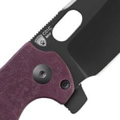 Kizer V3488A5 C01c(Mini) Sheepdog Red Richlite kapesní nůž 6,7 cm, černá, červená, kompozit 