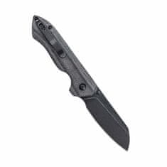 Kizer V3504C1 Guru kapesní nůž 7,6 cm, Black Stonewash, černá, Micarta