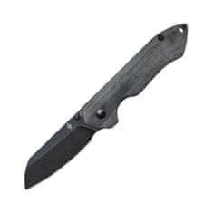 Kizer V3504C1 Guru kapesní nůž 7,6 cm, Black Stonewash, černá, Micarta