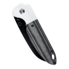 Kizer V3575A2 Deviant Black & White kapesní nůž 7,7 cm, černá, bílá, Micarta, G10