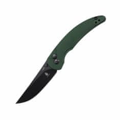 Kizer V3601A1 Chili Pepper Black Blade, Green Aluminium