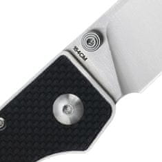 Kizer V3605C2 Original Black/White kapesní nůž 7,6 cm, černobílá, G10