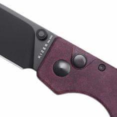 Kizer V3605C3 Original Red Richlite kapesní nůž 7,6 cm, černá, červená, Richlite (kompozit)