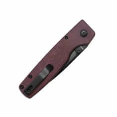 Kizer V3605C3 Original Red Richlite kapesní nůž 7,6 cm, černá, červená, Richlite (kompozit)