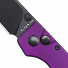 Kizer V3605C4 Original Purple kapesní nůž 7,6 cm, černá, fialová, hliník 