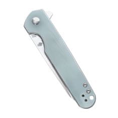 Kizer V3610C2 Azo LP Transparent Jade kapesní nůž 8,7 cm, transparentní zelená, G10