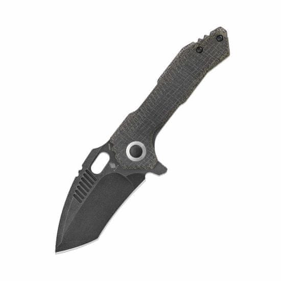 Kizer V4600C2 Mini Paragon Black kapesní nůž 8,7 cm, Black Stonewash, černá, Micarta