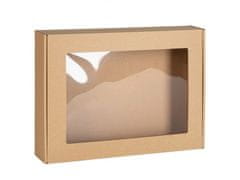 sarcia.eu Obdélníková poštovní krabice s okénkem, dárková krabice 35x25x5 cm x1