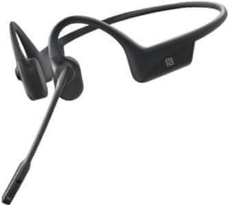 sluchátka shokz opencomm2 bluetooht bone conduction otevřená konstrukce dlouhá výdrž na nabití boom mikrofon