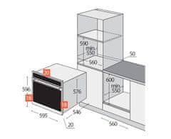 Concept vestavná elektrická trouba ETV8960BCN