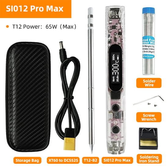 SEQURE Pro Max Kit SI012 Pájecí pistole s hrotem T12-B2