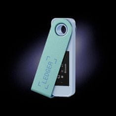 Ledger Nano S Plus Pastel Green, hardwarová peněženka na kryptoměny