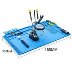 SEQURE Silikonová pracovní podložka 450×300 mm, modrá.