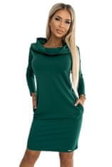 Numoco Dámské mikinové šaty Chabooka zelená XL